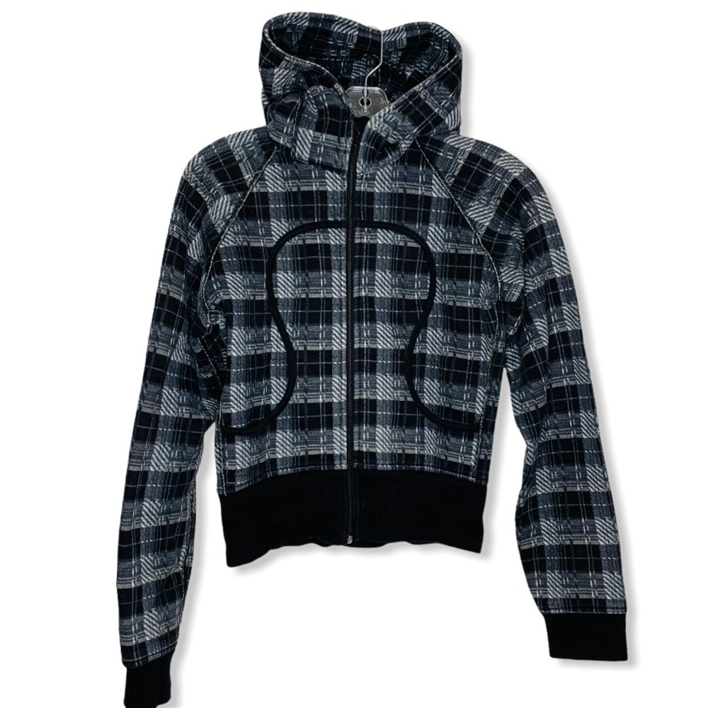LULULEMON Jacket Checked Scuba Hoodie